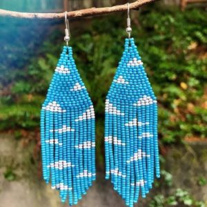 In The Clouds Fringes Earrings