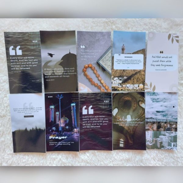 Islamic Bookmarks With Box