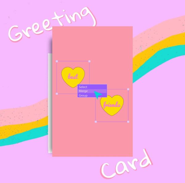Friends greeting card