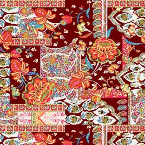 Revamped Ethnic Persian - Silk Scarf