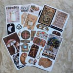 Dark Academia Kiss - Cut Sticker Sheets