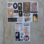 Dark Academia Kiss - Cut Sticker Sheets