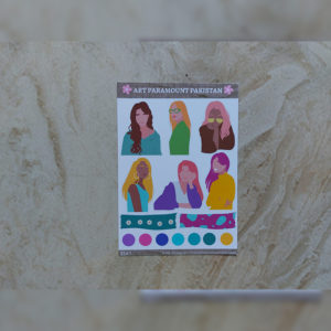 Pastel Girls Sticker Sheet