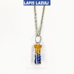 Lapis Lazuli Wish Bottle Pendant