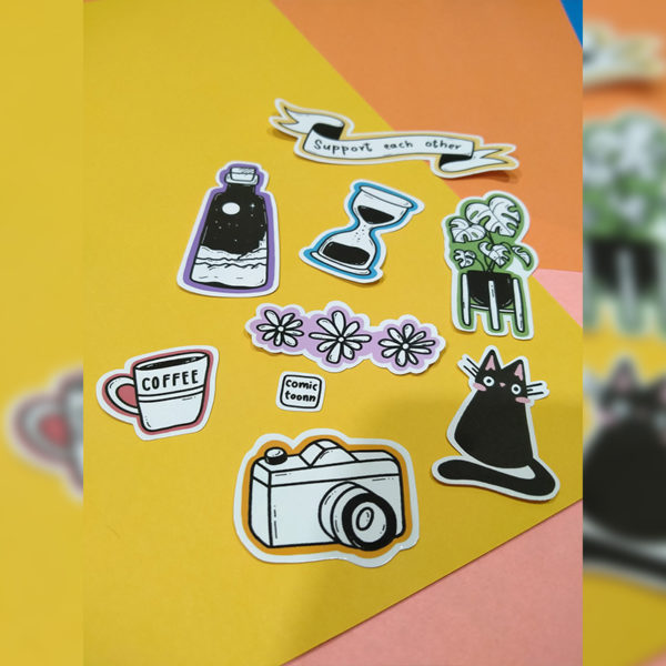 'Colors Of The Night' Stickers
