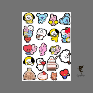 BT21 Cut Out Stickers