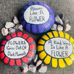 Quotes On Flower Painted Rocks