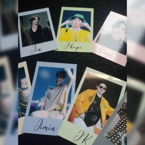 BTS OT7 Rainbow Polaroids