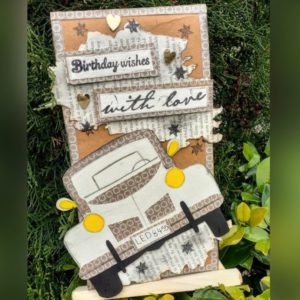 Handmade Birthday wishes card