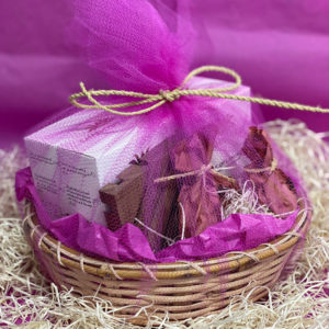 Gift Basket - Pink Round