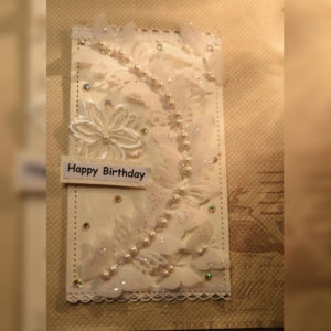 Handmade Birthday Card With Beautiful Butterfly