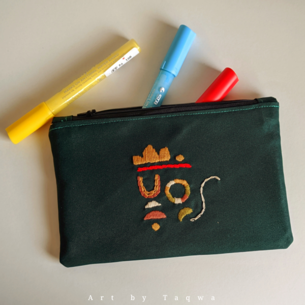 Embroidered Handmade Pouch