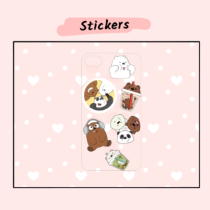 We Bare Bears Stickers for Phone Case