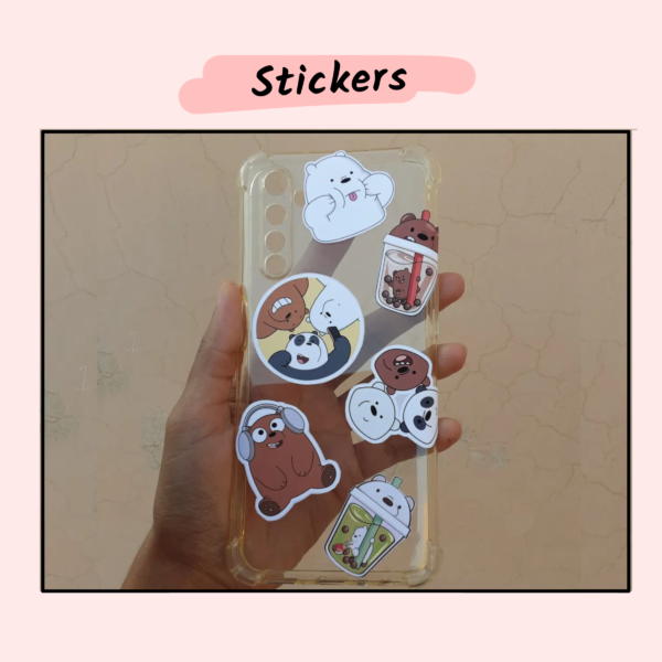 We Bare Bears Stickers for Phone Case