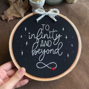 Love Quote Embroidery Hoop