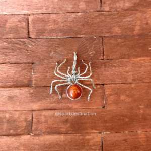 Handmade Spider Pendants (Agate)