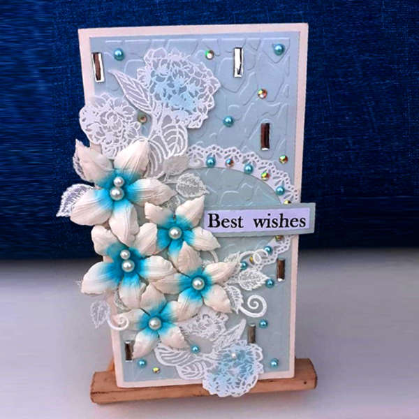 Handmade Best Wishes Card