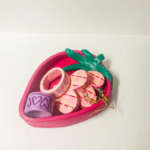 Hot Pink Strawberry Trinket Tray