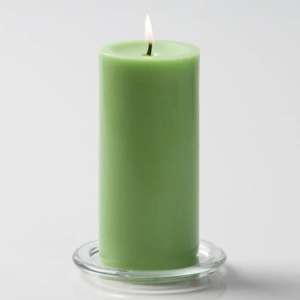 Green Pillar Candle