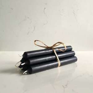 Pack of 6 Black Candles