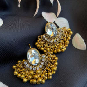 Nargis Golden Bali Earrings
