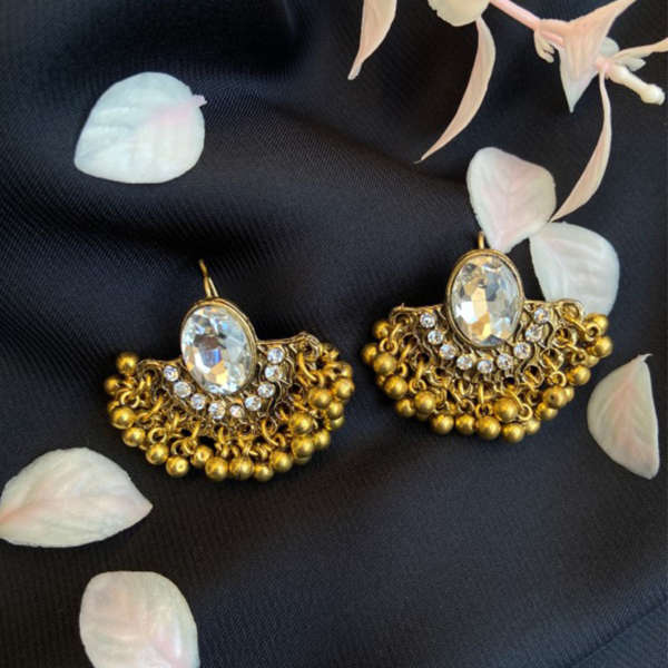 Nargis Golden Bali Earrings