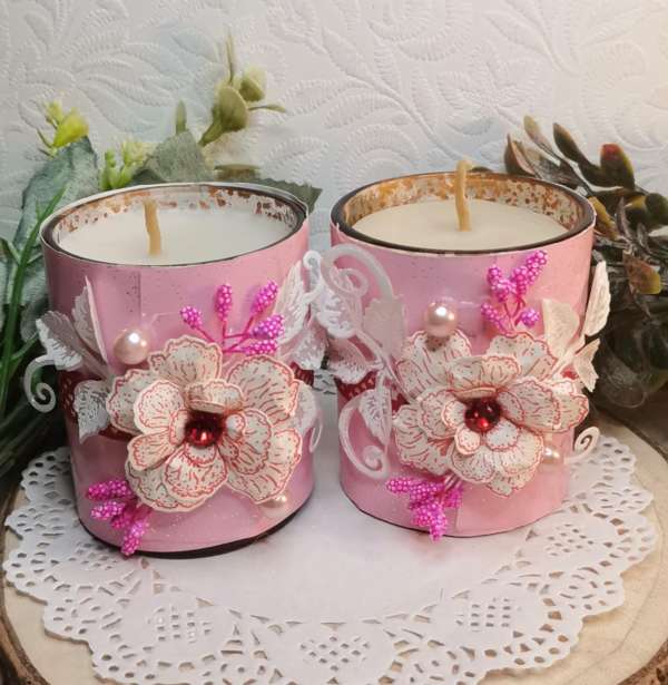 Pink Light Candles