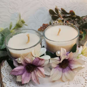Dahhia Flowers Candle