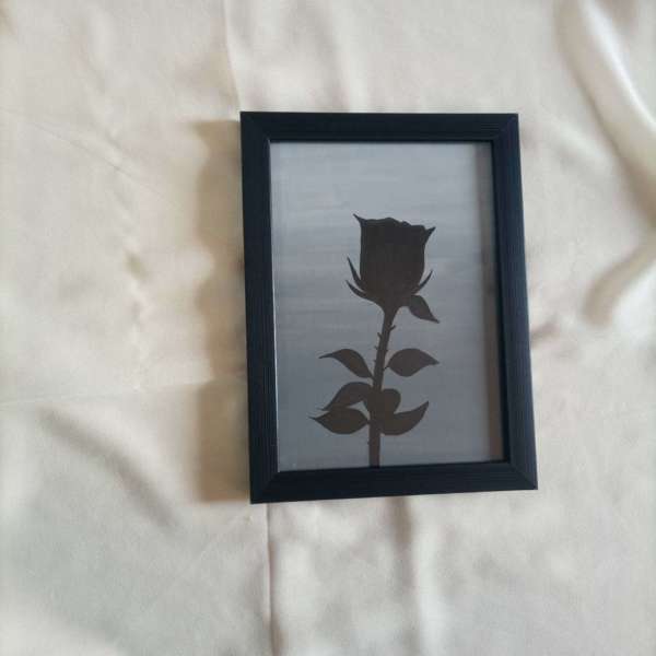 Black Rose Frame