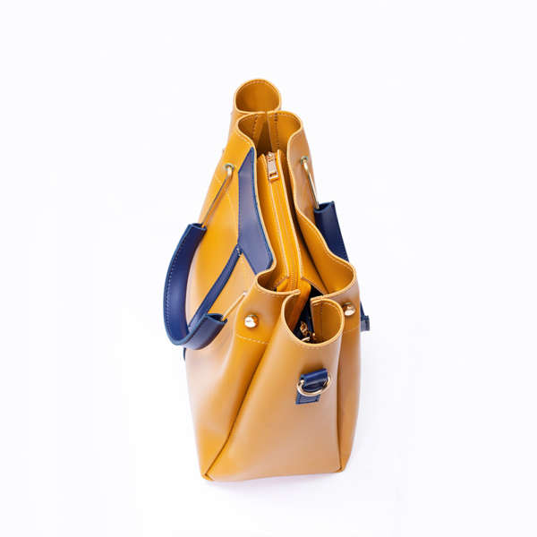 Bloom Closet – Mustard 3 Pieces Handbag
