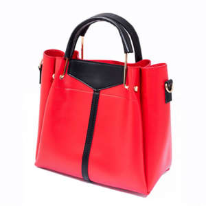 Bloom Closet – Red 3 Pieces Handbag