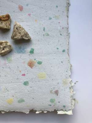 A4 Chunky Multi-colored Handmade Paper