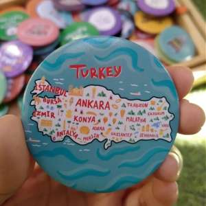 Turkey Map Badge