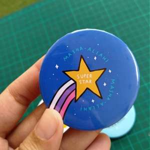 Super Star Badge - Blue