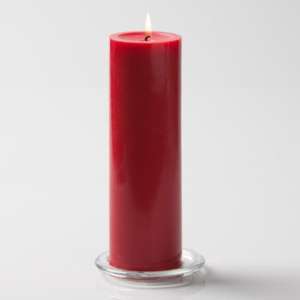 Red Pillar Candle (6 Inches)