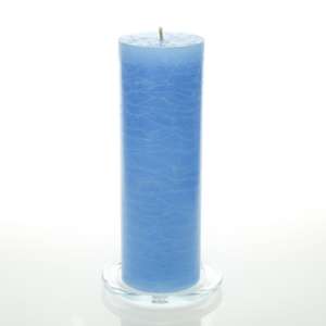 Light Blue Pillar Candle (6 Inches)