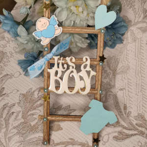 It's A Boy Stair Decoration