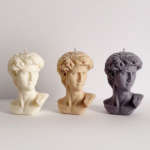 Set Of 3 Mini David Candles