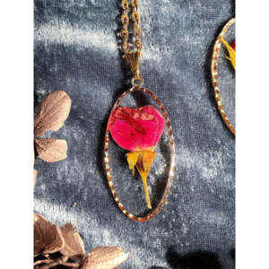 Rosy Scarlet Handmade Necklace