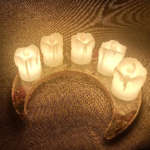 Ramadan Crescent Candle Holder