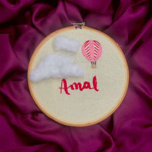 Hand Embroidered Hoop