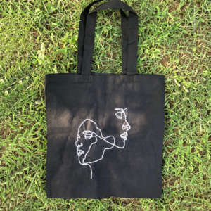 hand-embroidered Tote Bags