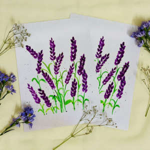Lavender Painting Prints