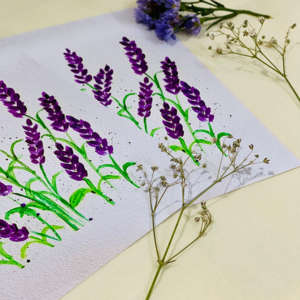 Lavender Painting Prints