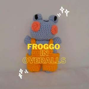 Froggo in overalls