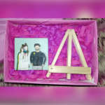 Small canvas with stand