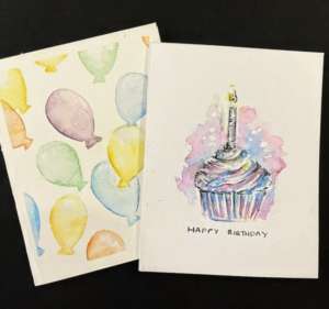 Handpainted Greeting Cards