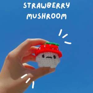 Strawberry Mushroom Plushie