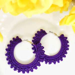 Crochet Macramè Hoops