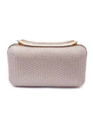 RangooN Dull Golden Aurora Shimmer Clutch